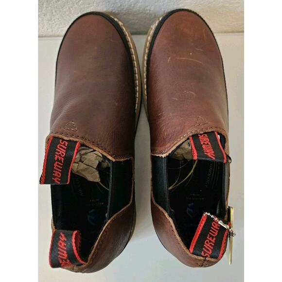 NWT! SUREWAY Slip-On Work Boots Slip-on Casual Tobacco Sz Men’s 10.5, Women 12.5 - Picture 8 of 15